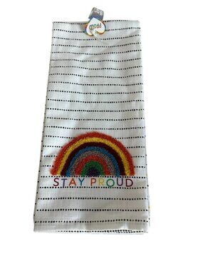 STAY PROUD Pride Set of 2 Kitchen Towels NEW